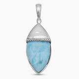 925 Sterling Silver Larimar Pendants