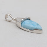 925 Sterling Silver Larimar Pendants