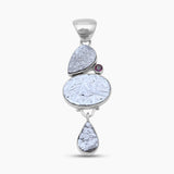 Silicon & Mystic Quartz Silver Pendants