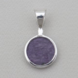 925 Sterling Silver Purple Charoite Pendants