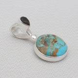Boulder Turquoise Silver Designer Pendants