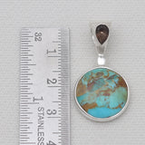 Boulder Turquoise Silver Designer Pendants