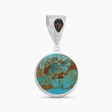 Boulder Turquoise Silver Designer Pendants