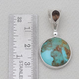 Boulder Turquoise Silver Designer Pendants