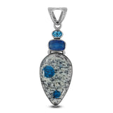 925 Sterling Silver Arizona Turquoise Pendant