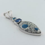 925 Sterling Silver Arizona Turquoise Pendant