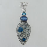 925 Sterling Silver Arizona Turquoise Pendant