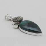 925 Sterling Silver Chrysocolla Pendants