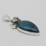 925 Sterling Silver Chrysocolla Pendants