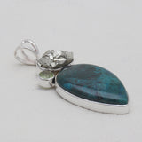 925 Sterling Silver Chrysocolla Pendants