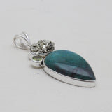 925 Sterling Silver Chrysocolla Pendants
