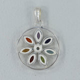 925 Sterling Silver Multi Stone Pendants