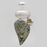 925 Silver Rainforest Jasper Pendants
