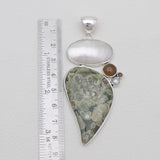 925 Silver Rainforest Jasper Pendants
