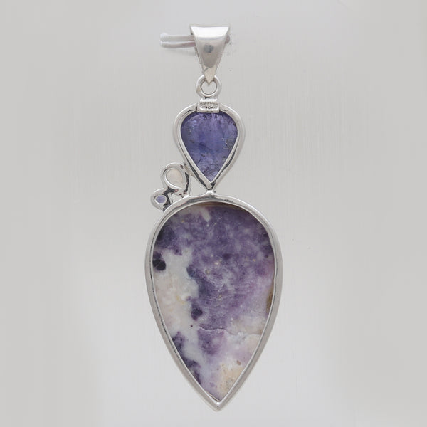 Morado Opal Silver Pendants