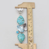 925 Sterling Silver Arizona Turquoise Pendants