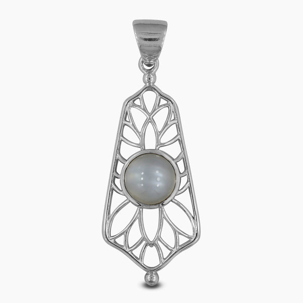 Rainbow Moonstone Silver Pendants