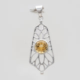 925 Sterling Silver Citrine Pendants