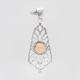 925 Sterling Silver Citrine Pendants