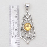 925 Sterling Silver Citrine Pendants