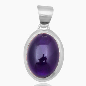 925 Sterling Silver Amethyst Pendants