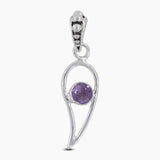 925 Silver Natural Ruby Pendants
