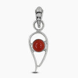 925 Silver Natural Ruby Pendants