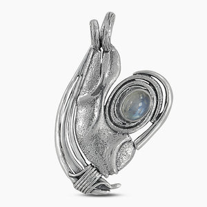 925 Sterling Silver Larimar Pendants