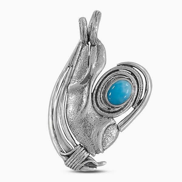 925 Sterling Silver Larimar Pendants