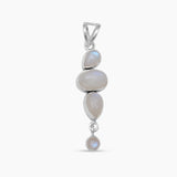Rainbow Moonstone Silver Pendants