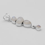 Rainbow Moonstone Silver Pendants