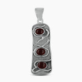 925 Silver Multi Tourmaline Pendants