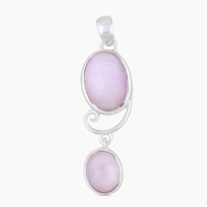 925 Sterling Silver Kunzite Pendants