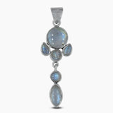 925 Sterling Silver Larimar Pendants