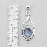 Dendritic Opal Silver Pendants