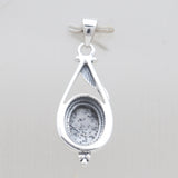 Dendritic Opal Silver Pendants