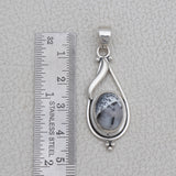 Dendritic Opal Silver Pendant