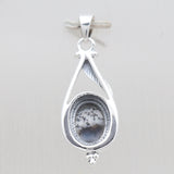 Dendritic Opal Silver Pendants