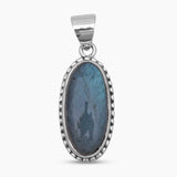 925 Sterling Silver Larimar Pendants