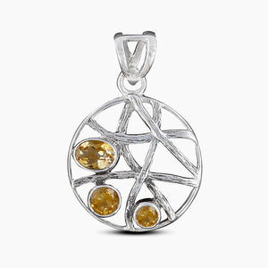 925 Silver Tourmaline Pendants