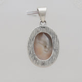 925 Sterling Silver Abalone Shell Pendants