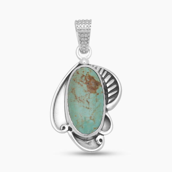 925 Silver Brown Turquoise Pendants