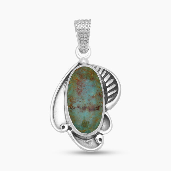 925 Silver Brown Turquoise Pendants