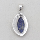 925 Sterling Silver Lapis Lazuli Pendants