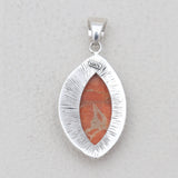 925 Sterling Silver Sponge Coral Pendants