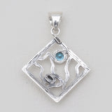 925 Sterling Silver Amethyst Pendants