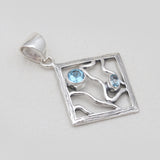 925 Sterling Silver Amethyst Pendants