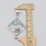 925 Sterling Silver Amethyst Pendants