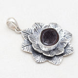 Coconut Druzy Designer Silver Pendants