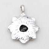 Coconut Druzy Designer Silver Pendants